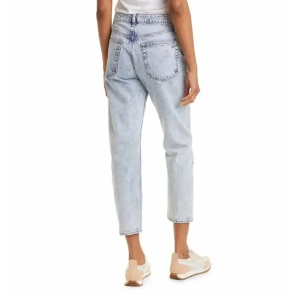 Rag & Bone Maya High Rise Ankle Slim Jeans US 28 Belmar Blue Rigid Denim